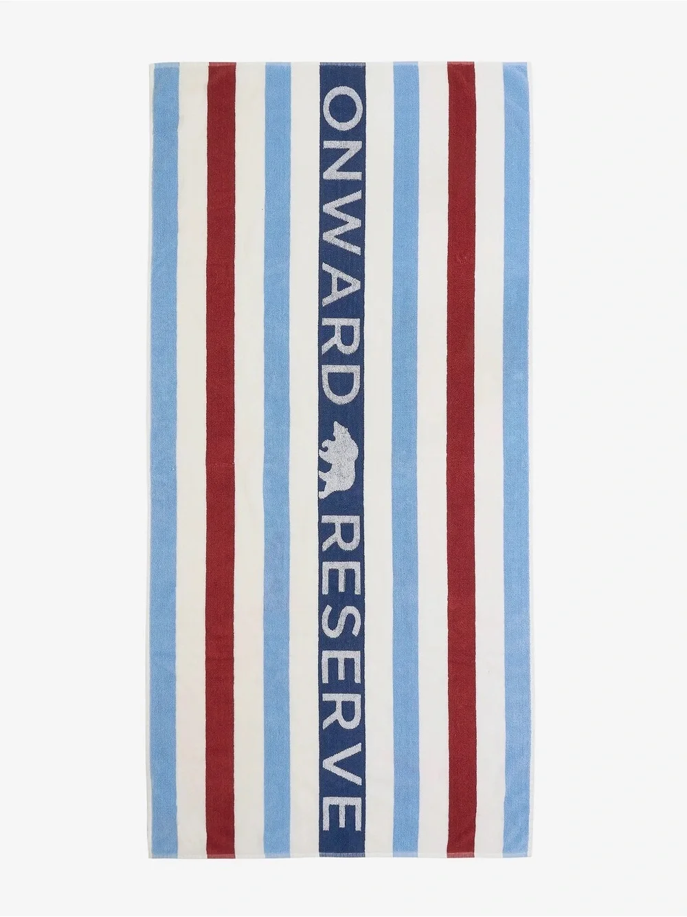 Onward Reserve Beach Towel - Marina Red White and Blue NWT